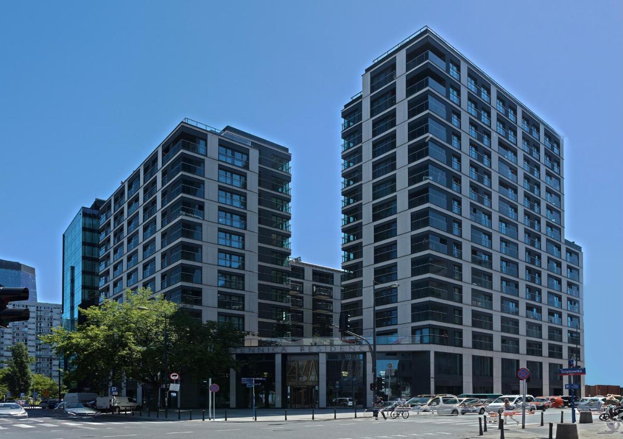 Mennica Residence Luxury Location Warschau Exterior foto